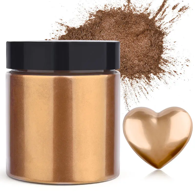 Pearl Powder Resin - 50 г/бутылка, металлический блестящий порошок, золото,
