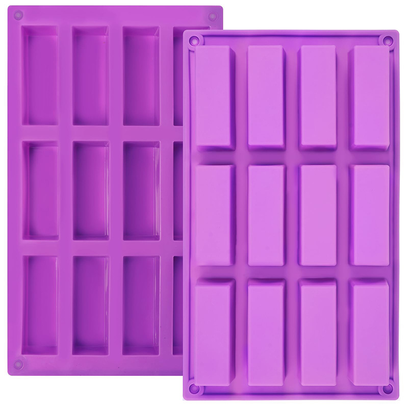 Tray Mold Rectangle - 12 - полостные прямоугольные карамельные конфеты
