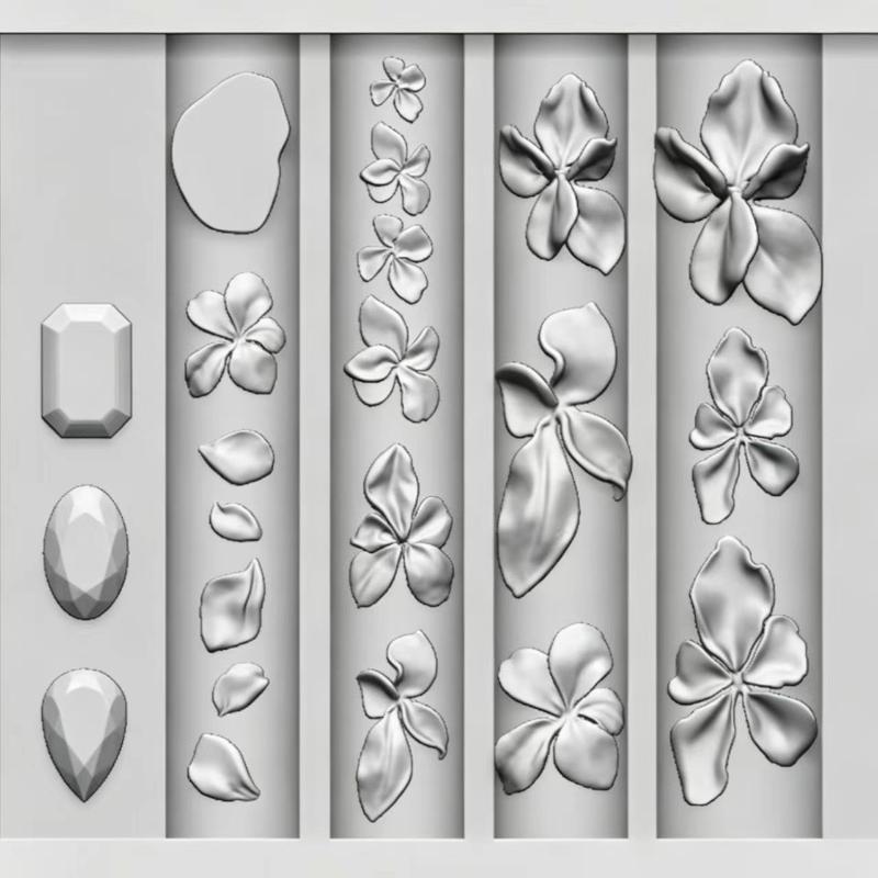 Resin Art Easy - Силиконовая форма для цветов и украшений,