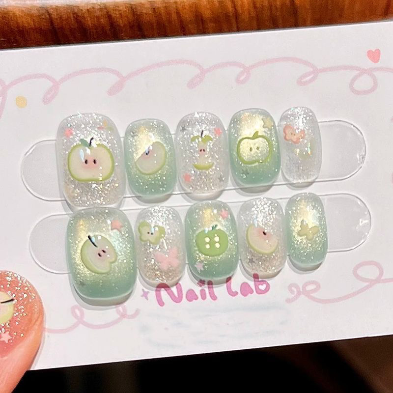 Resin Art And Decor - 10 шт., милые накладные ногти ручной
