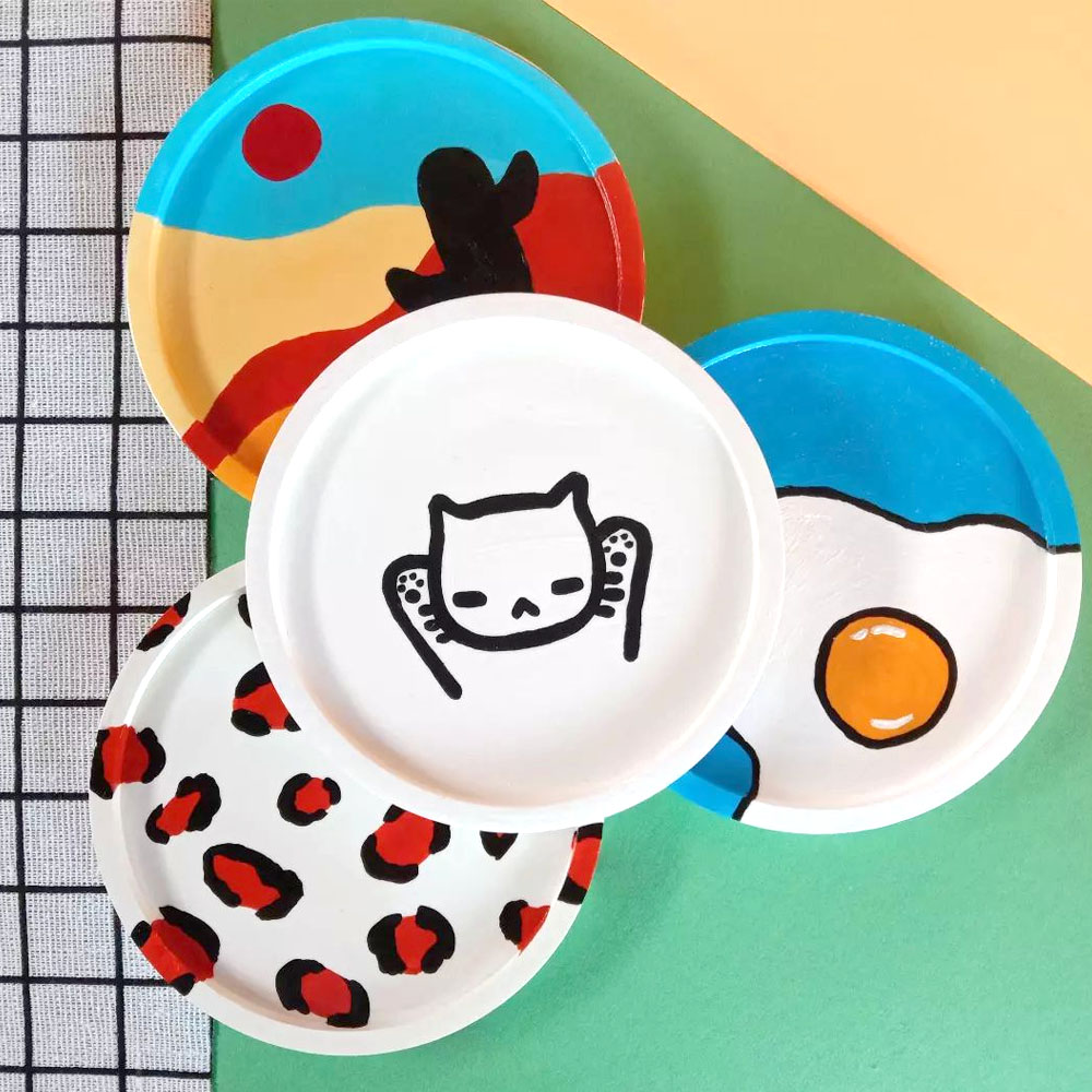 Tray Mold Rectangle - Круглая силиконовая форма для подставки, сделай