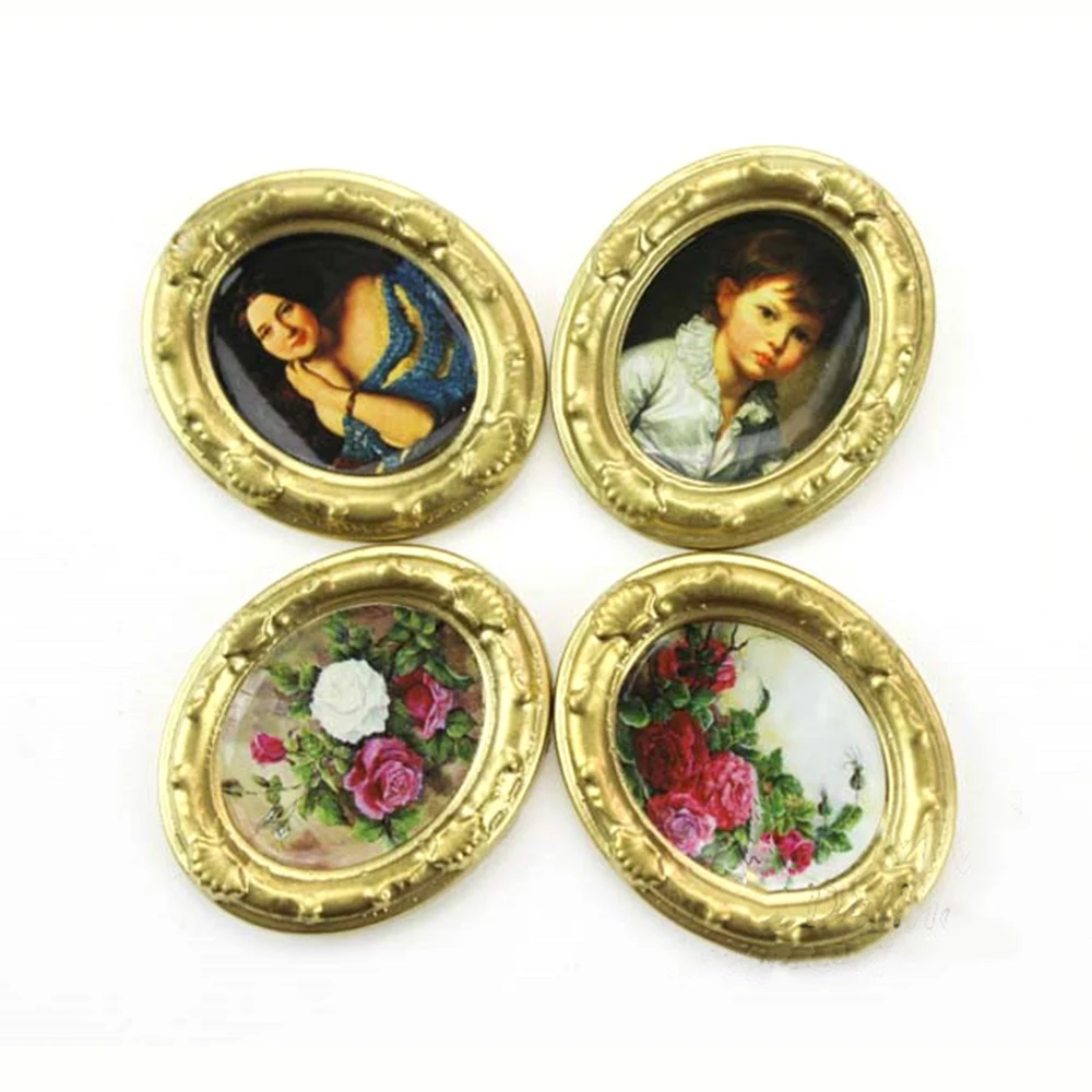 Resin Art Photo Frame - 1/12 миниатюрная фоторамка для кукольного домика,