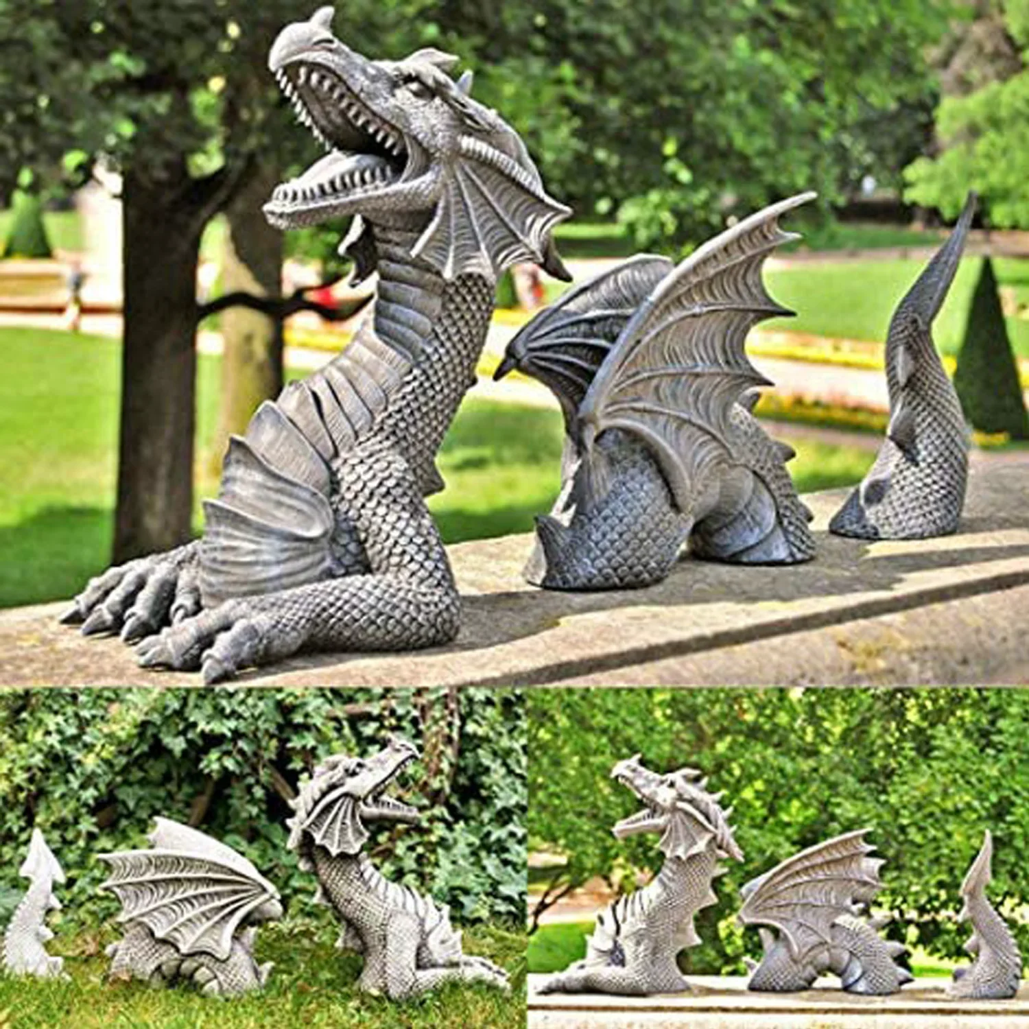 Resin Art Sculptures - Скульптуры дракона из смолы, огромная искусственная