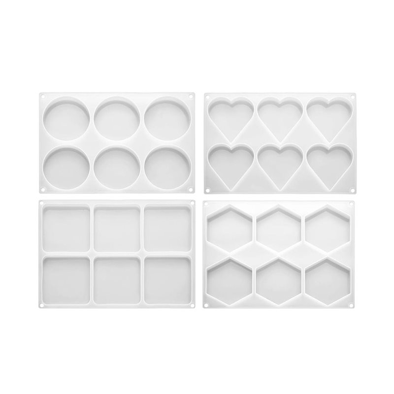 Resin Art Coasters - [ABFI!] Набор силиконовых форм для эпоксидной