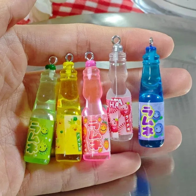 Resin Art Bottle - 10 шт. миниатюрных подвесок из смолы