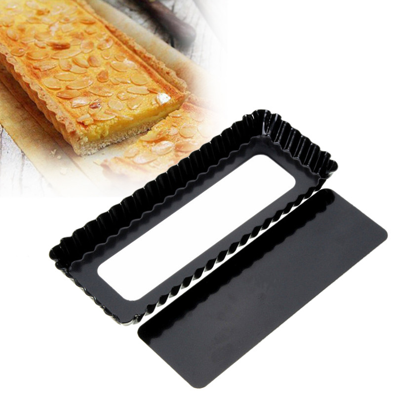 Tray Mold Rectangle - Форма для выпечки пирожных, прямоугольная, рифленая,