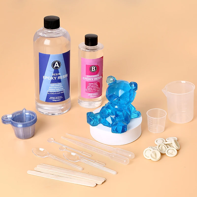 Resin Art Easy - Набор из эпоксидной смолы, кристально чистая,