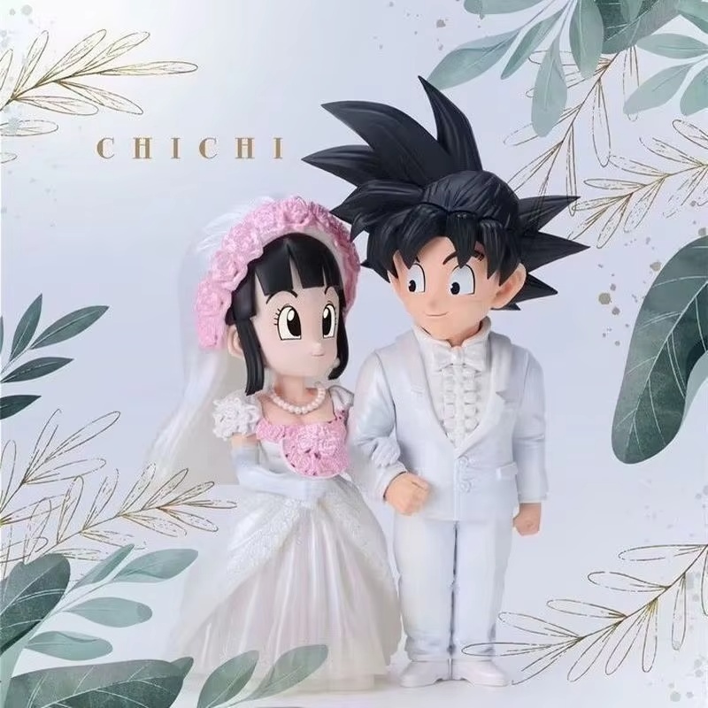 Resin Art Dragon Ball Z - Сон Гоку и Чичи Свадебная модель
