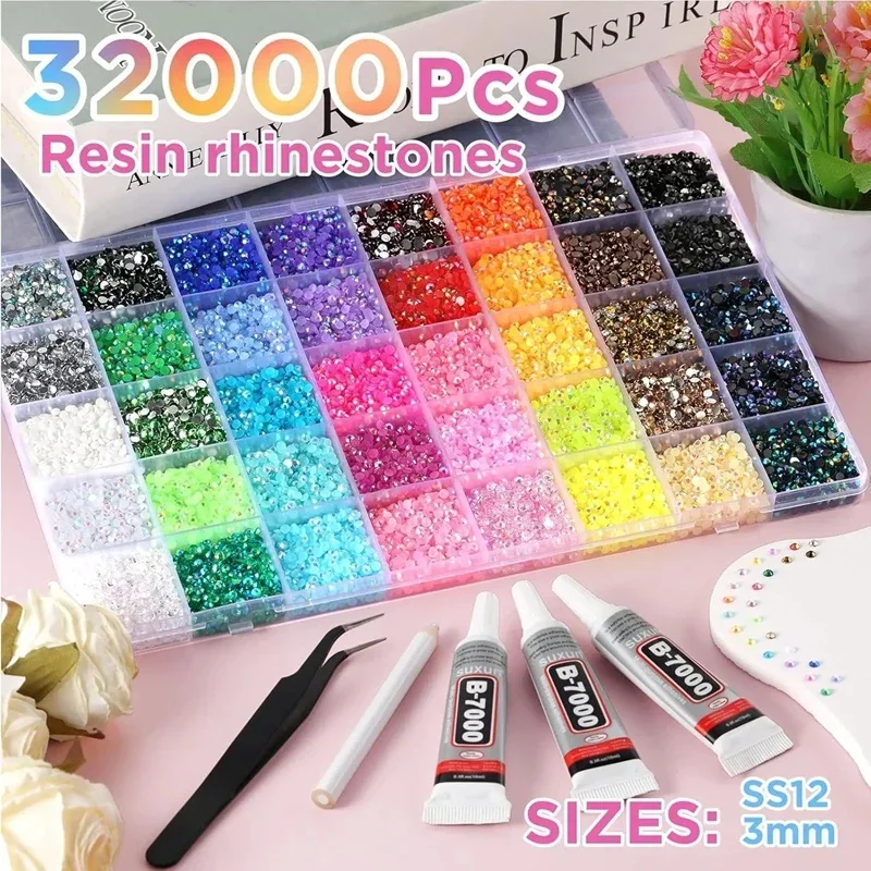 Resin Art Photo Frame - Набор цветных страз из смолы 3