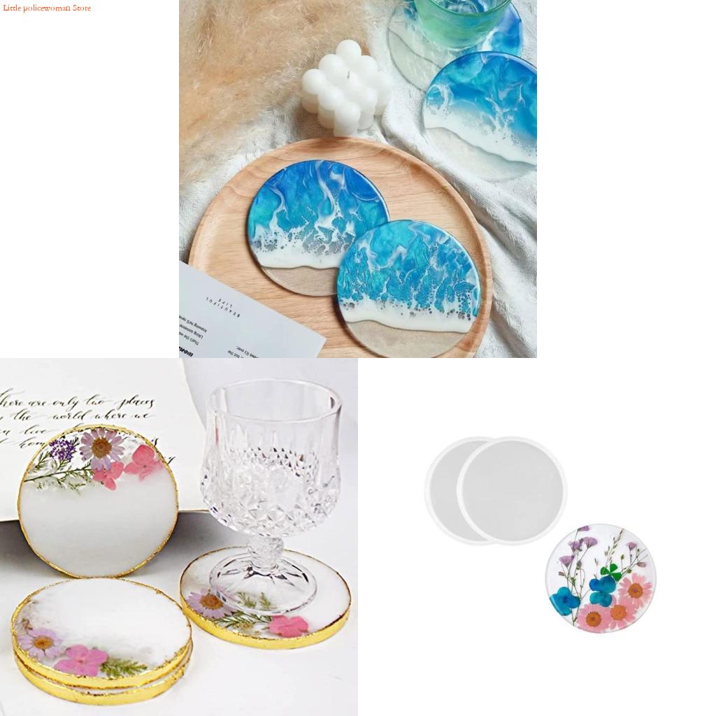 Resin Art Coasters - F92D Пресс-форма для подставок из смолы,
