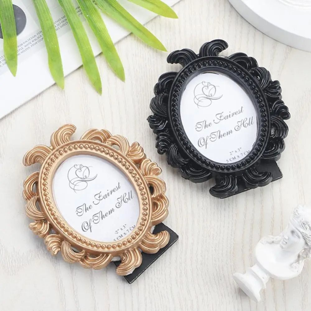 Изысканная овальная фоторамка  – обзор и цена Resin Art Photo Frame