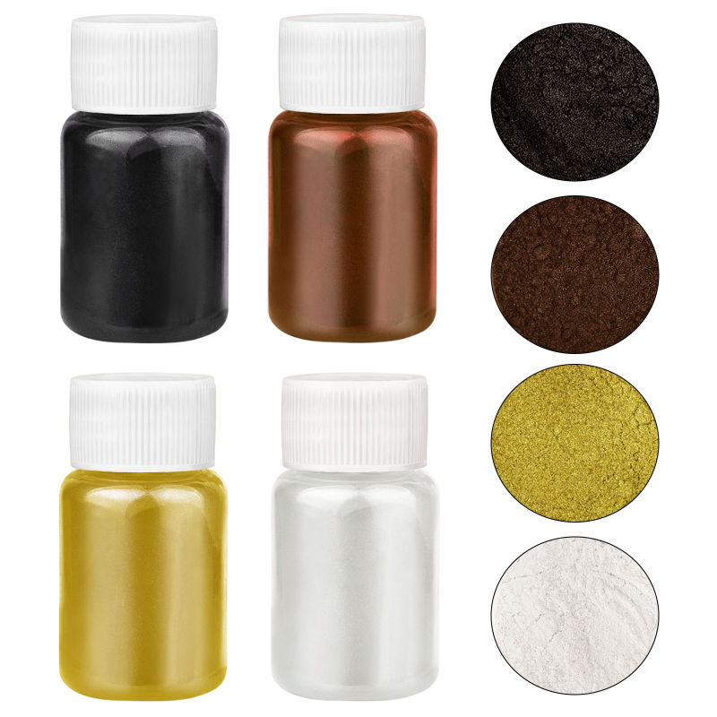 Набор из 4 цветов перламутровы – обзор и цена Pearl Powder Resin
