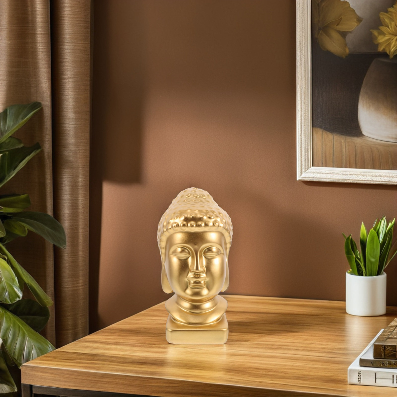 Статуэтка головы Будды из смол – обзор и цена Resin Art And Decor