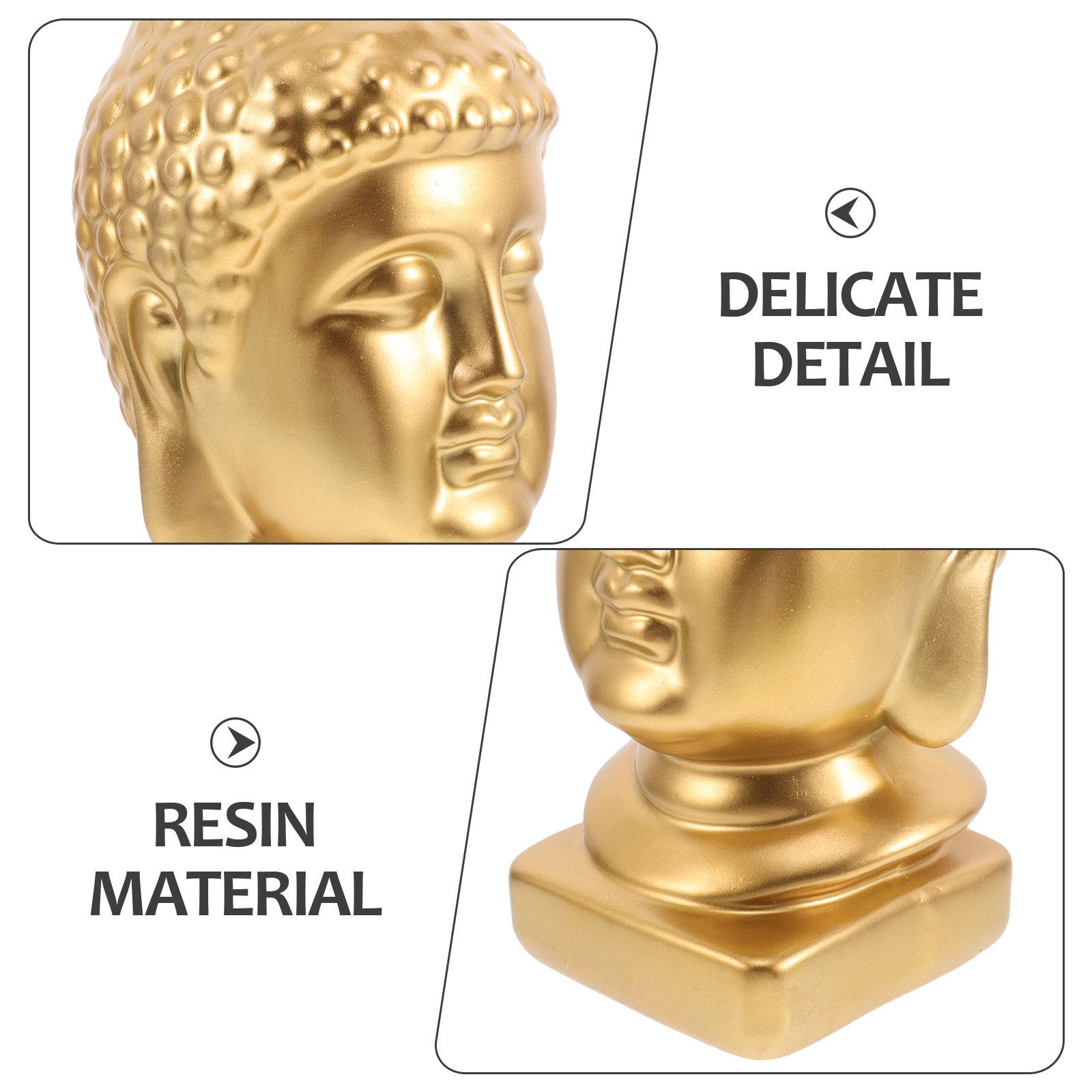 Статуэтка головы Будды из смол – обзор и цена Resin Art And Decor