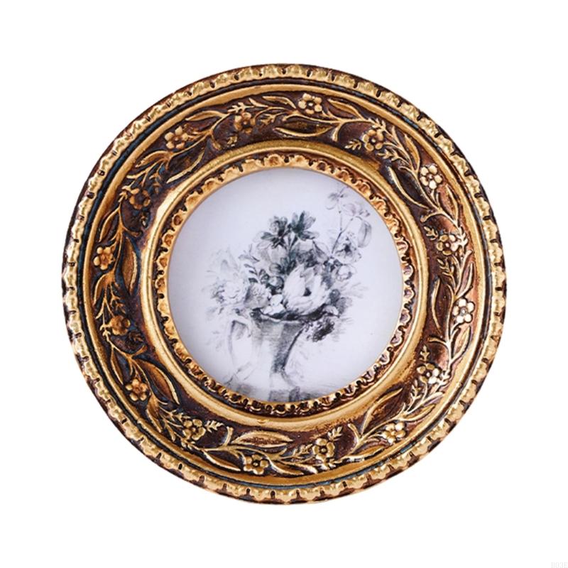 Круглая фоторамка из античной  – обзор и цена Resin Art Photo Frame