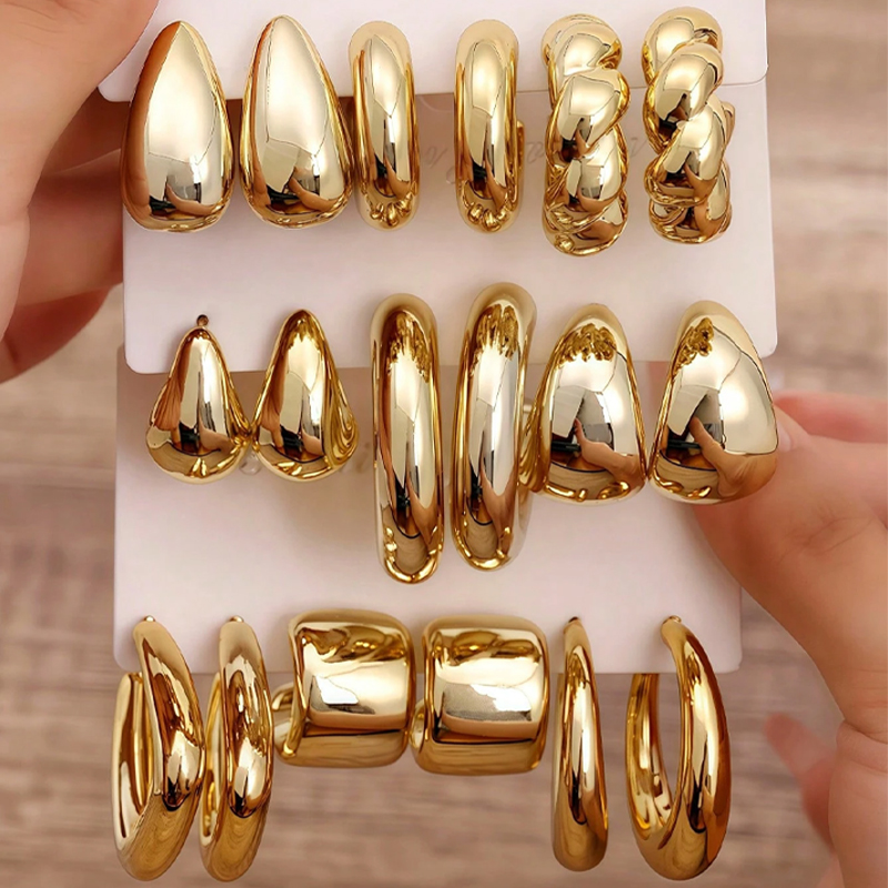 18 шт./компл. модные серьги-ка – обзор и цена Resin Art Ring