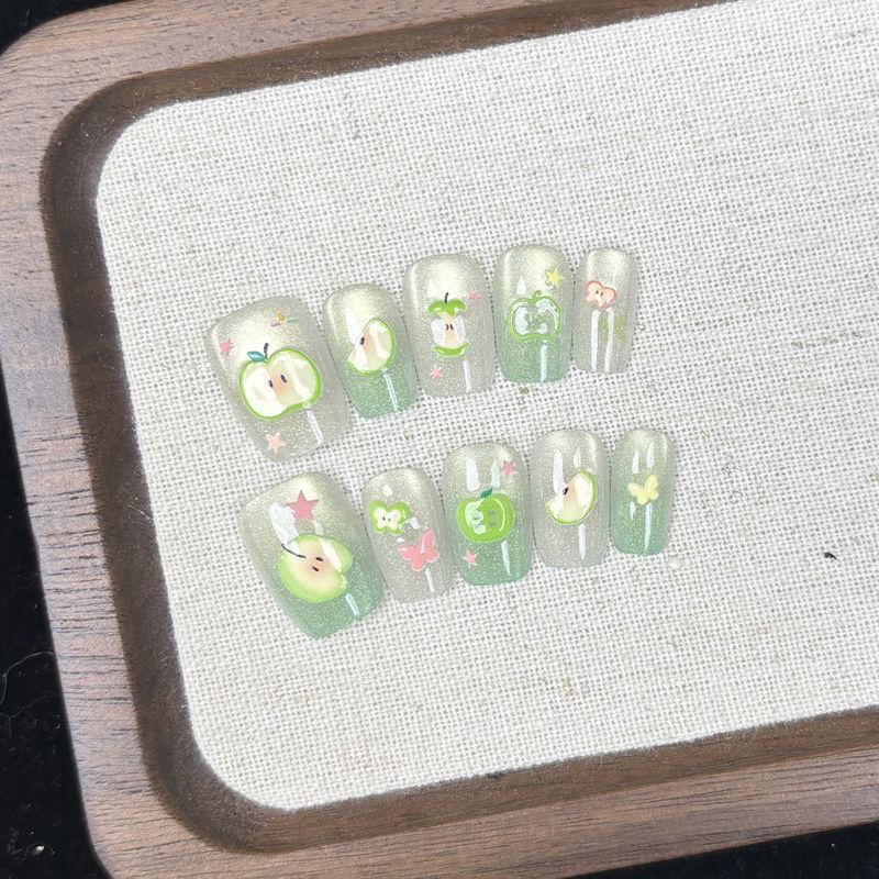 10 шт., милые накладные ногти  – обзор и цена Resin Art And Decor