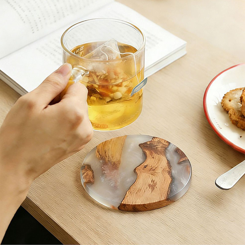 Набор подставок для напитков,  – обзор и цена Resin Art Coasters