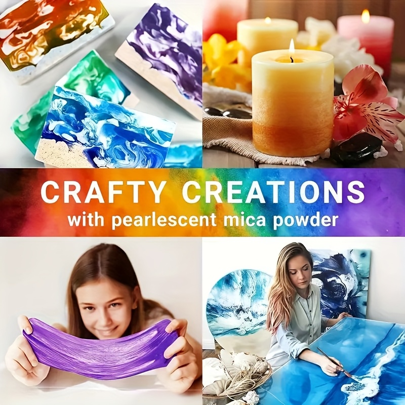 24 цвета/8 цветов, 5 граммов,  – обзор и цена Resin Art Coasters