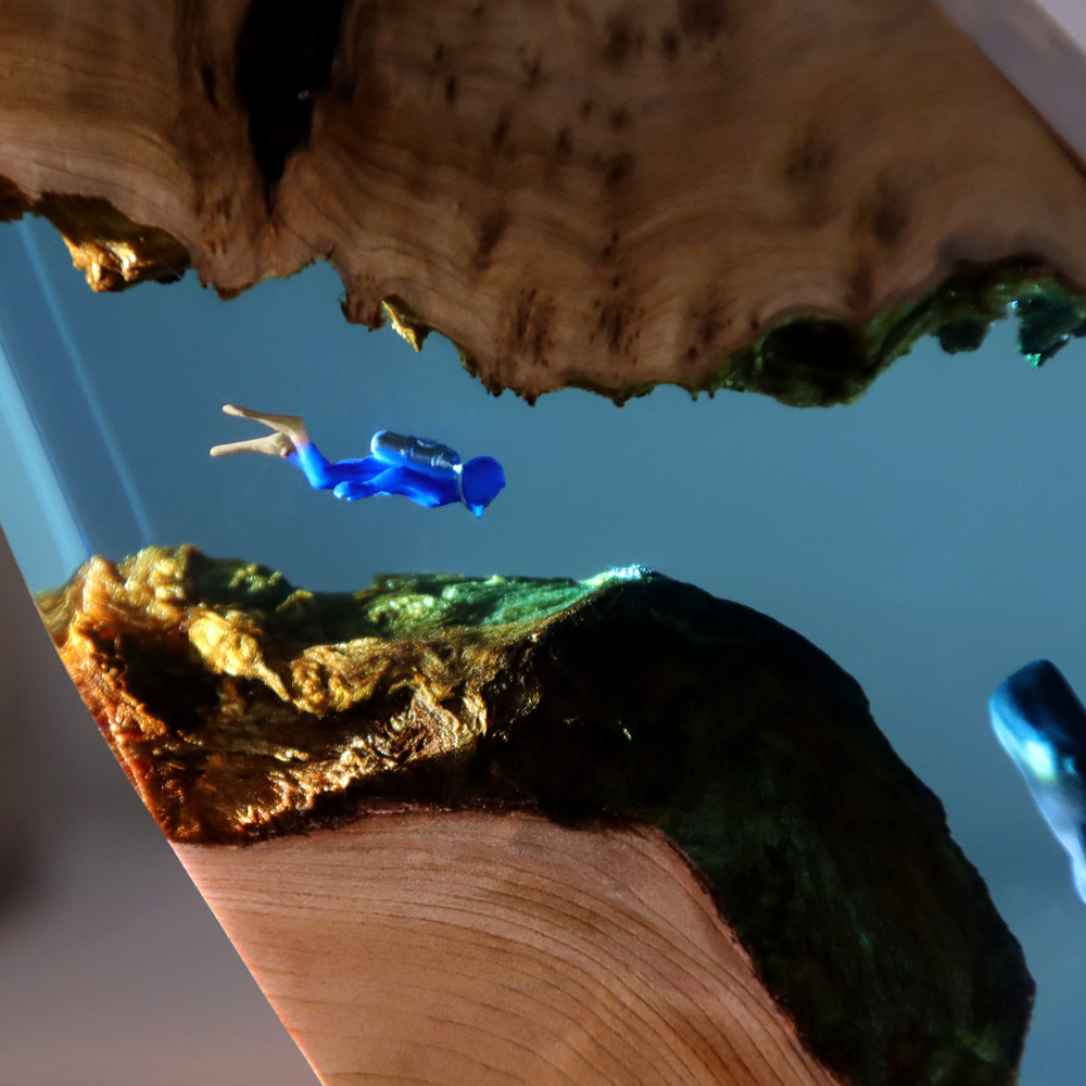Новая подводная фигурка дайвер – обзор и цена Resin Art For Anniversary Gift