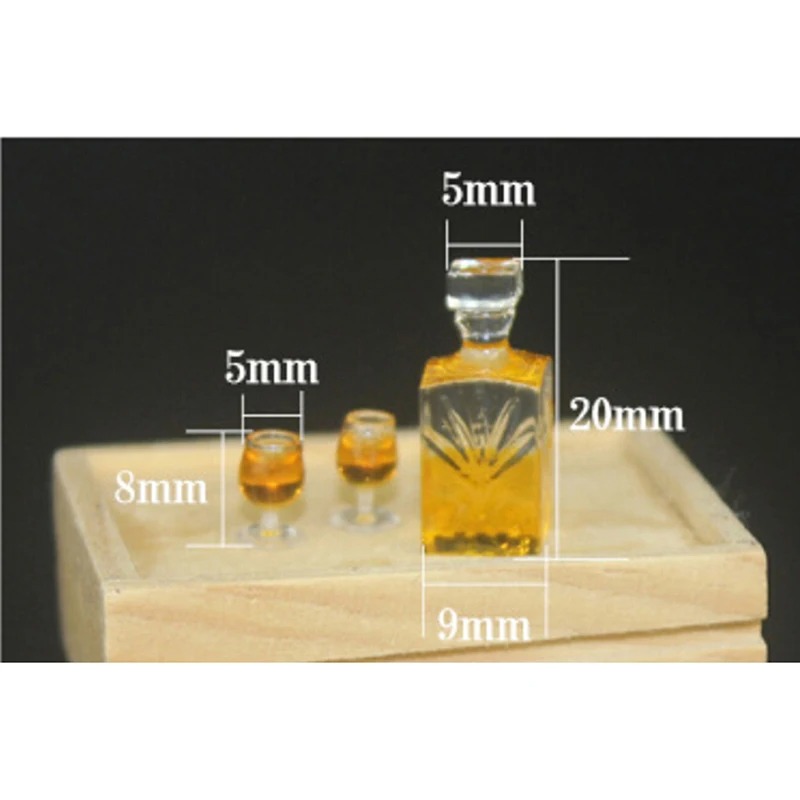 1 комплект, милая мини-бутылка – обзор и цена Resin Art Bottle