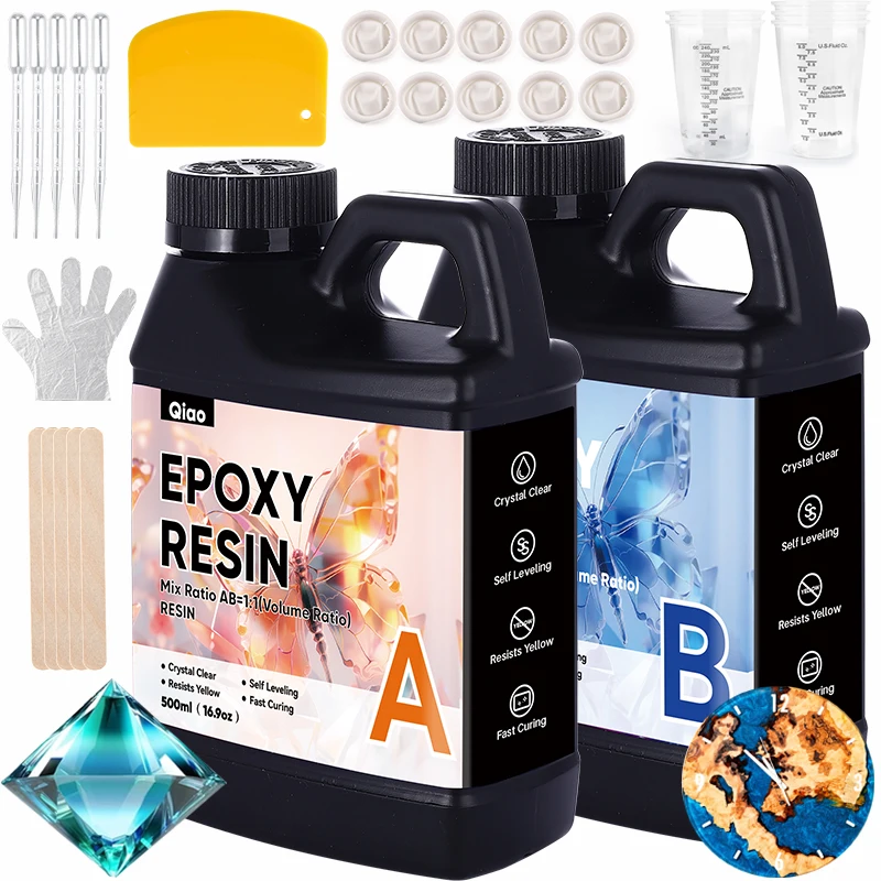 Набор эпоксидной смолы Crystal – обзор и цена Resin Art Easy