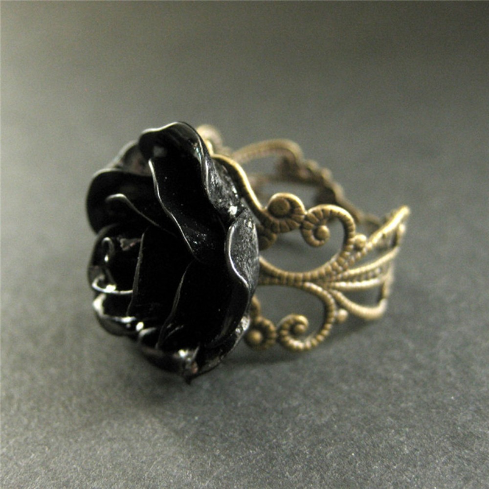 Темперамент Ретро Черная Смола – обзор и цена Resin Art Ring