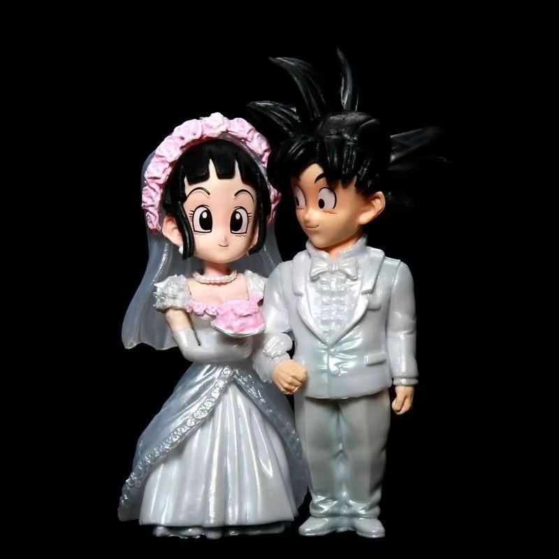 Сон Гоку и Чичи Свадебная моде – обзор и цена Resin Art Dragon Ball Z