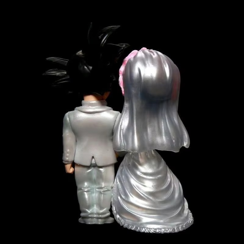Сон Гоку и Чичи Свадебная моде – обзор и цена Resin Art Dragon Ball Z