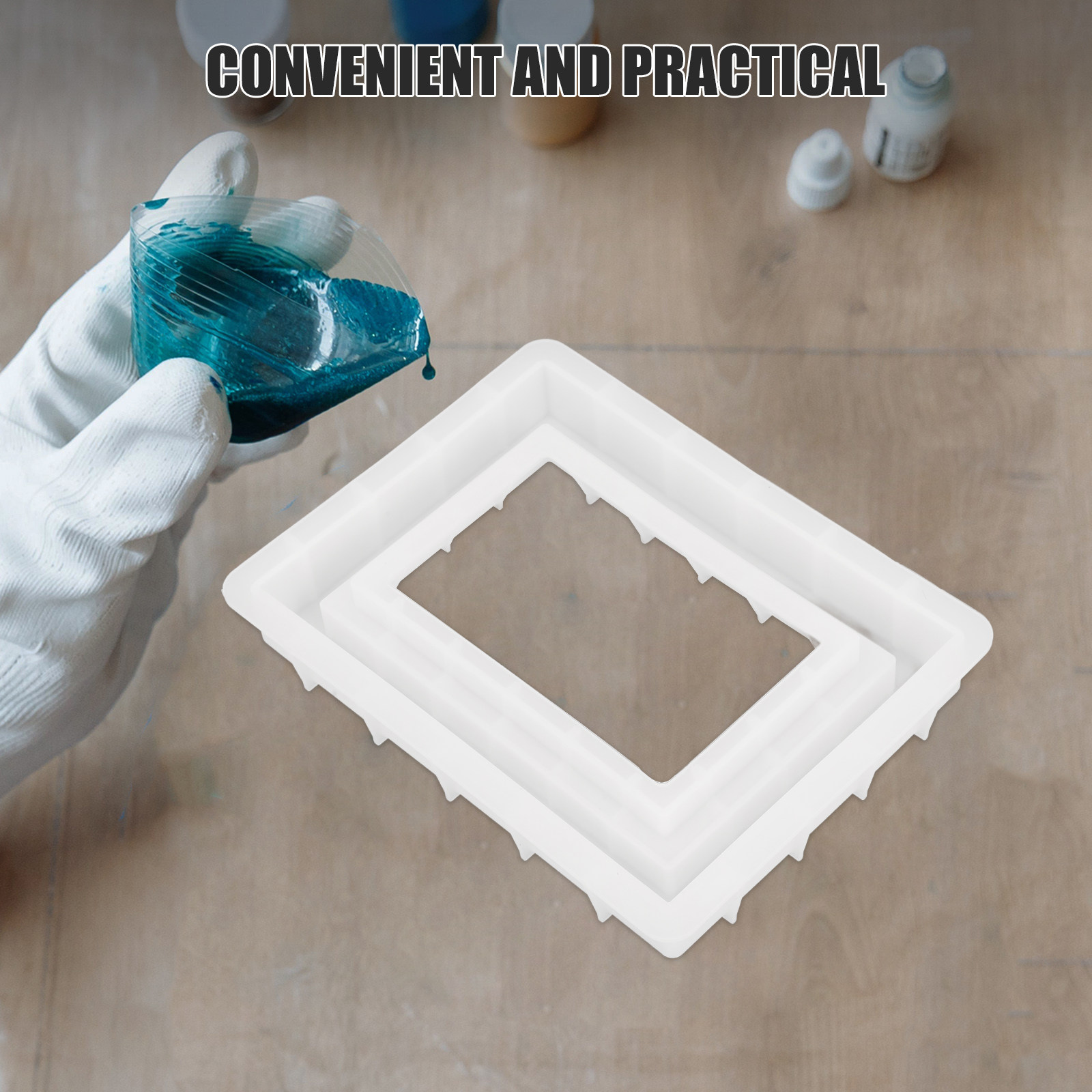 Силиконовая форма для фоторамо – обзор и цена Resin Art Photo Frame