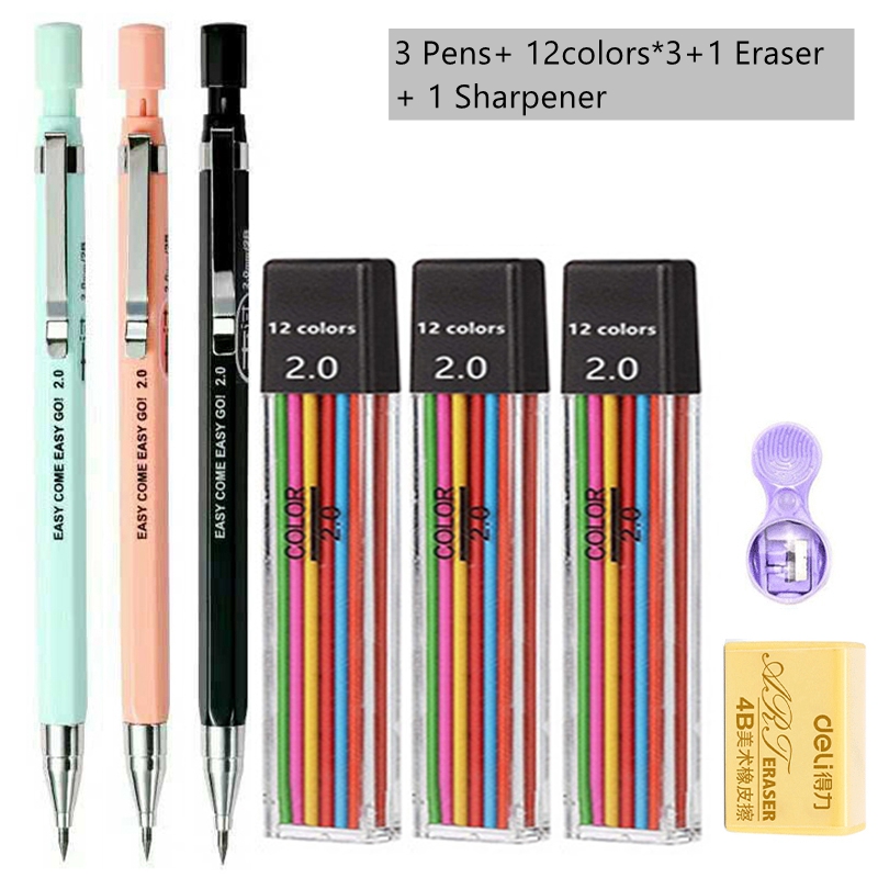 Механический карандаш 2,0 мм с – обзор и цена Staedtler Pencil Lumocolor