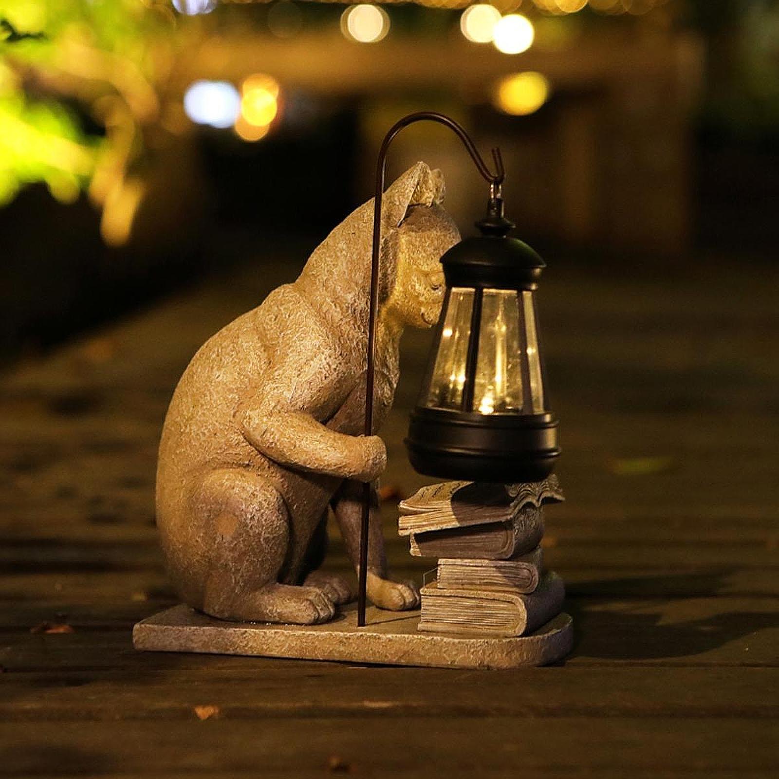 Кошка Солнечный Сад Мини Стату – обзор и цена Resin Art Sculptures