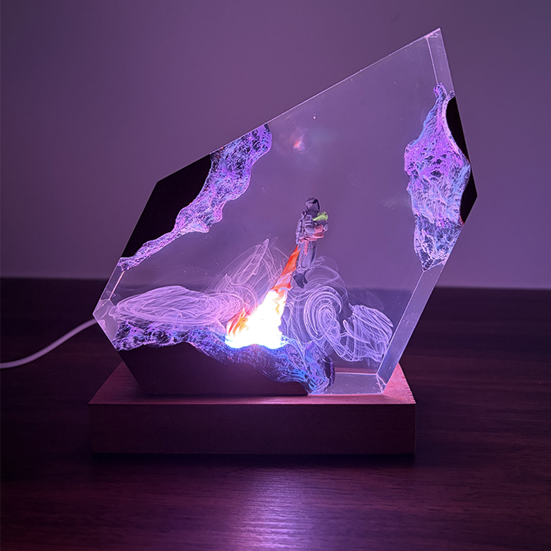 Фигурка-ночник в стиле научно- – обзор и цена Resin Art And Decor