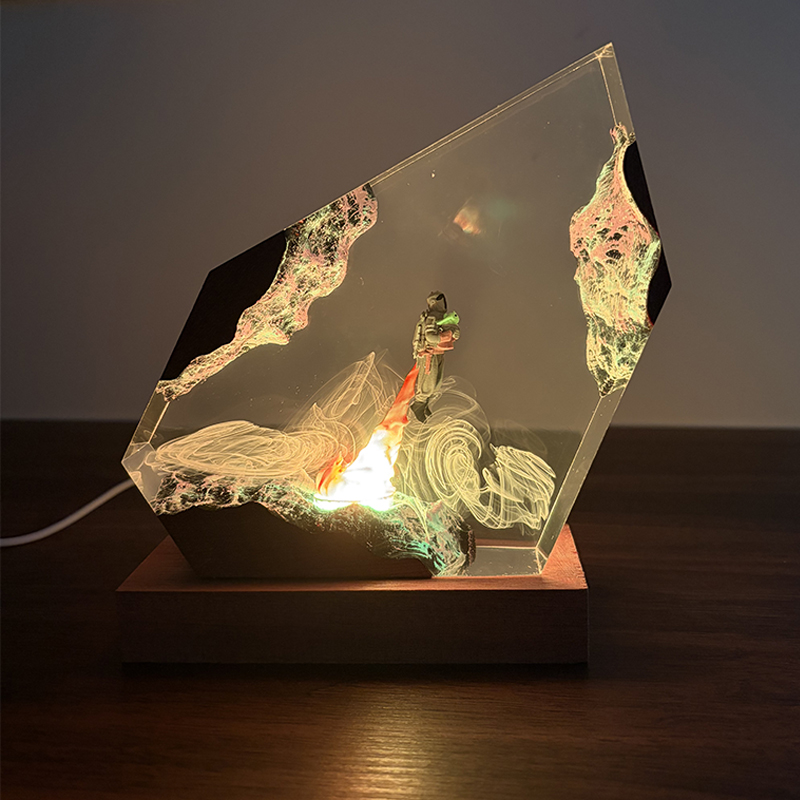 Фигурка-ночник в стиле научно- – обзор и цена Resin Art And Decor