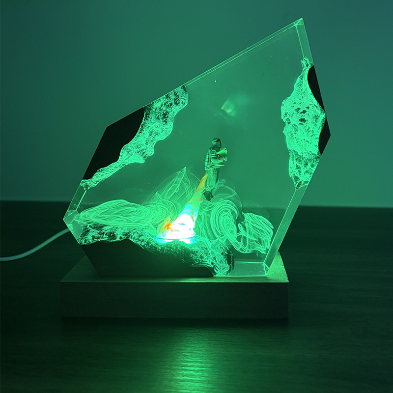 Фигурка-ночник в стиле научно- – обзор и цена Resin Art And Decor