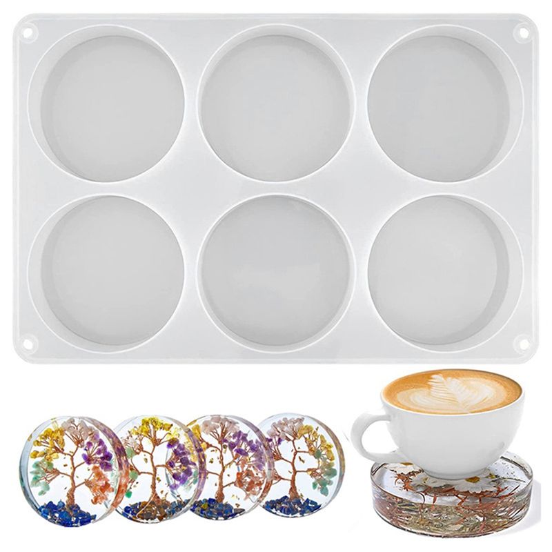 AA94-1 PCS Формы для подставок – обзор и цена Resin Art Coasters