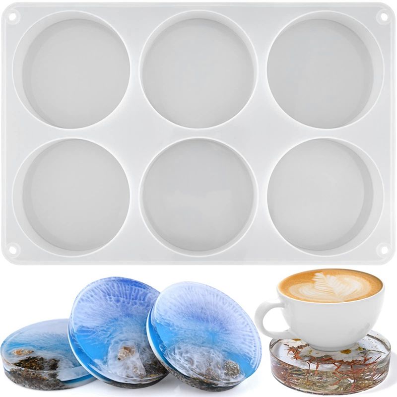 AA94-1 PCS Формы для подставок – обзор и цена Resin Art Coasters