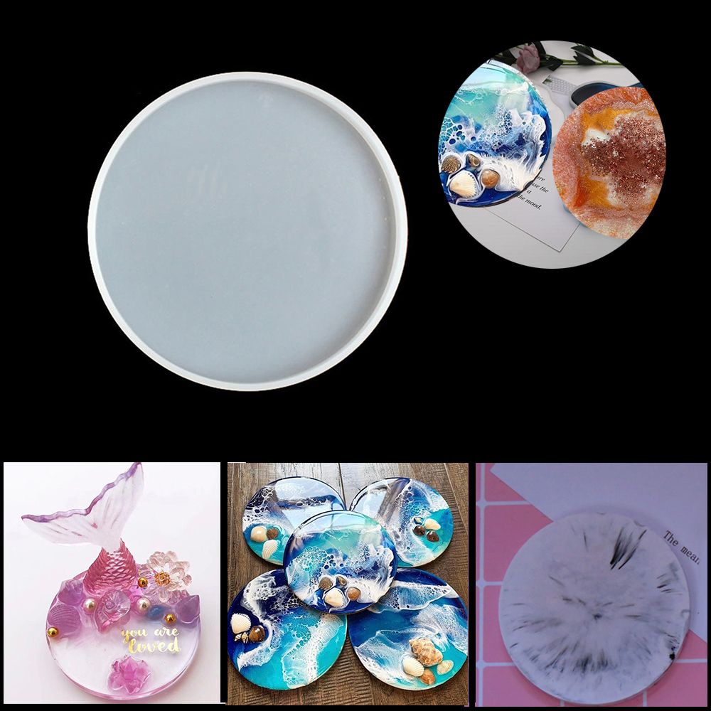 Прозрачная жидкость искусство  – обзор и цена Resin Art Coasters