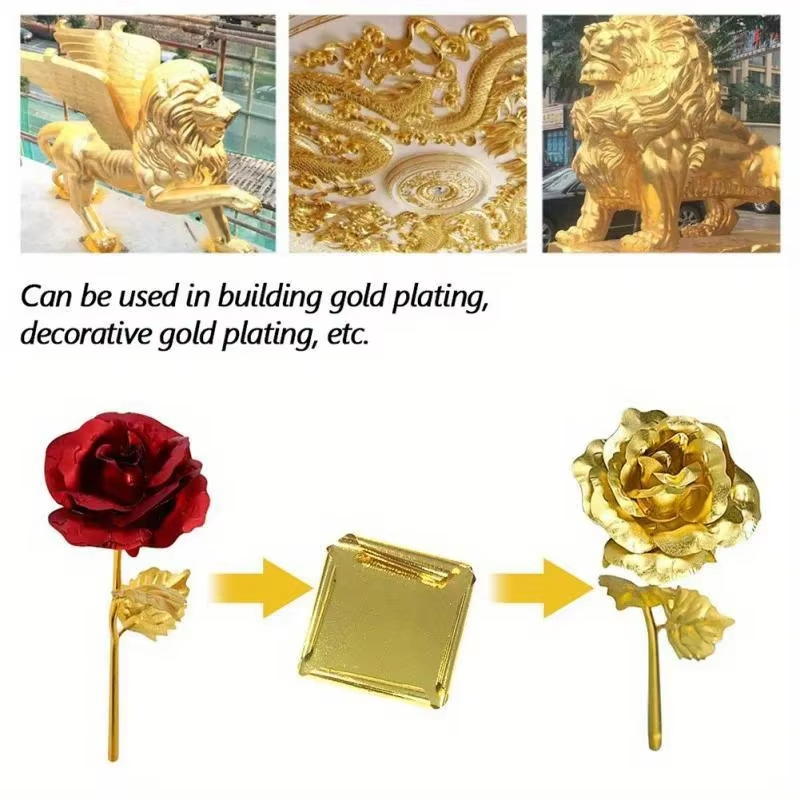 100 шт. Имитация золотой, сере – обзор и цена Resin Art For Anniversary Gift