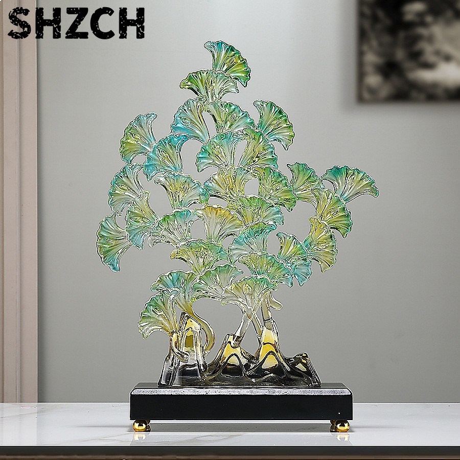 Скульптура из смолы гинкго Fa  – обзор и цена Resin Art Sculptures