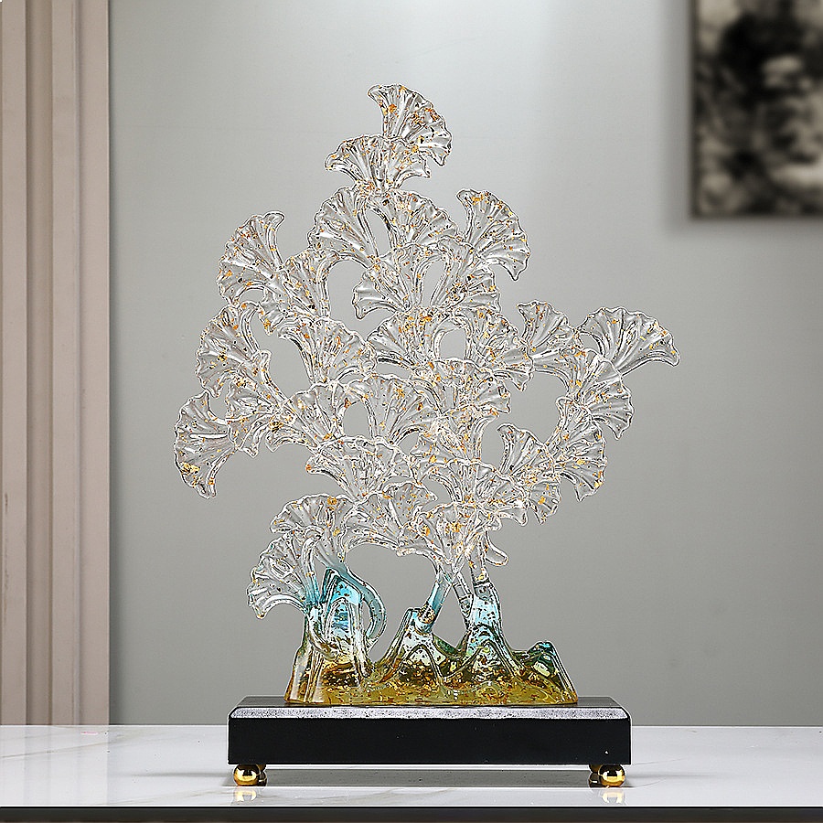 Скульптура из смолы гинкго Fa  – обзор и цена Resin Art Sculptures