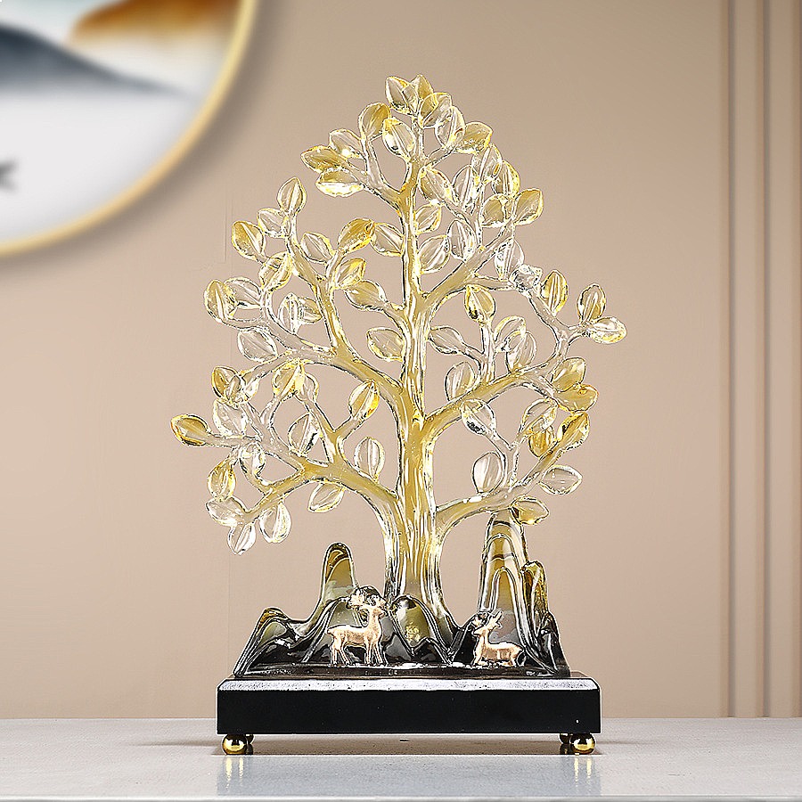 Скульптура из смолы гинкго Fa  – обзор и цена Resin Art Sculptures