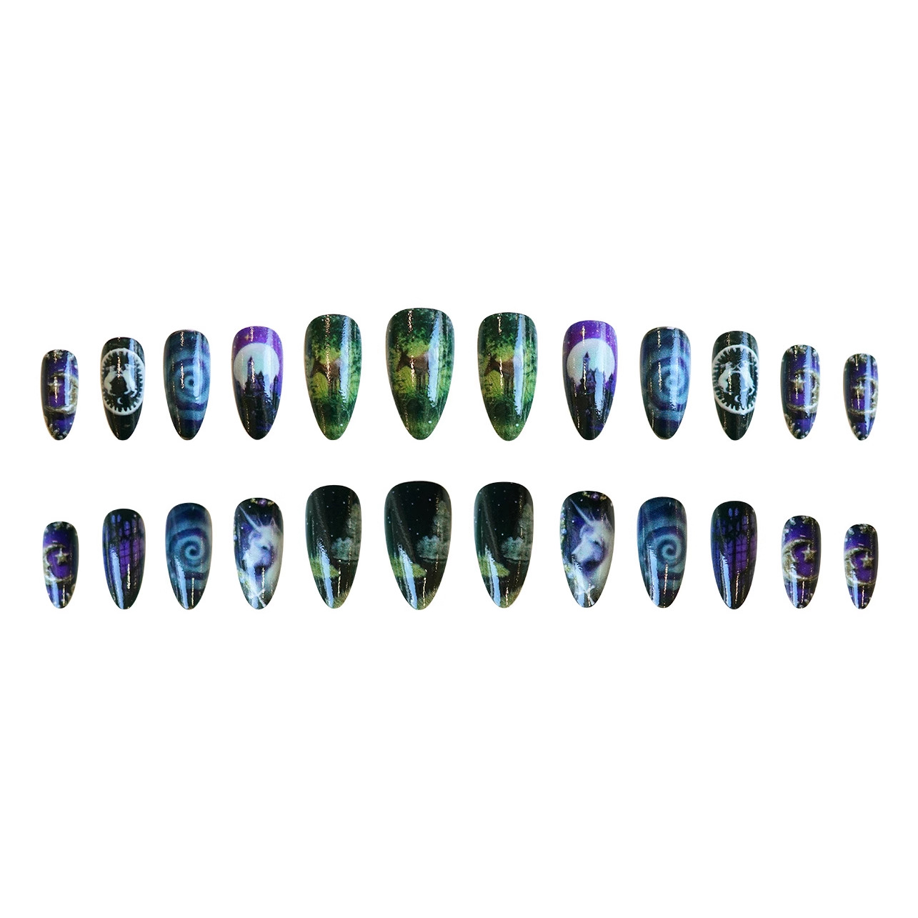 24 шт., накладные ногти в стил – обзор и цена Resin Art And Decor